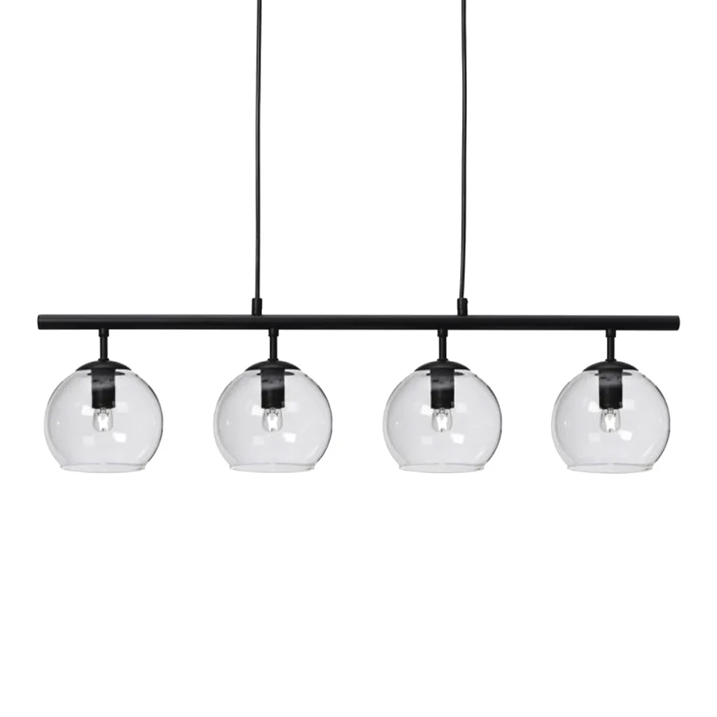 Nordic Lighting - Globi 4 78cm - Taklampa - Svart/transparent