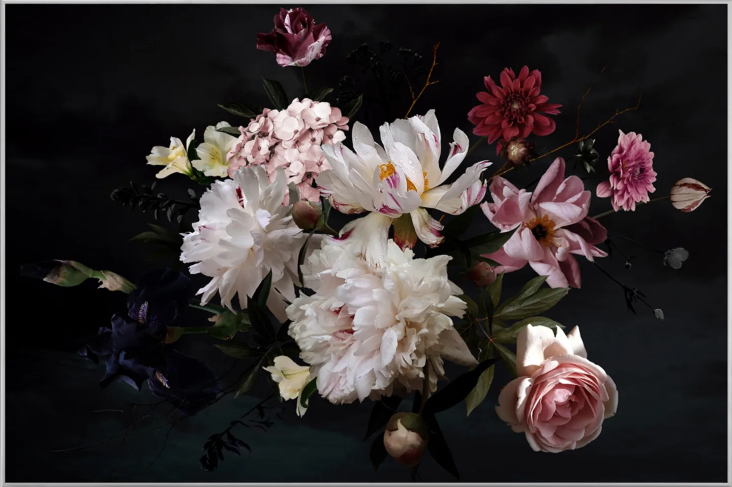 image LAND Bild mit Rahmen Hübsches Blütenbouquet | Schubiger Möbel
