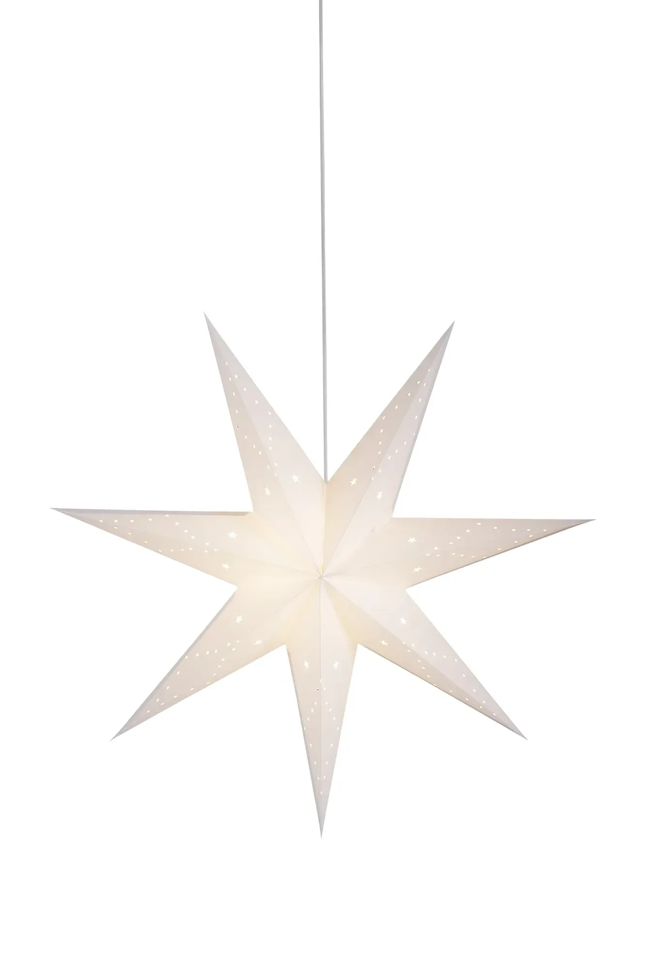 Saturnus Stern Weiß 75 cm