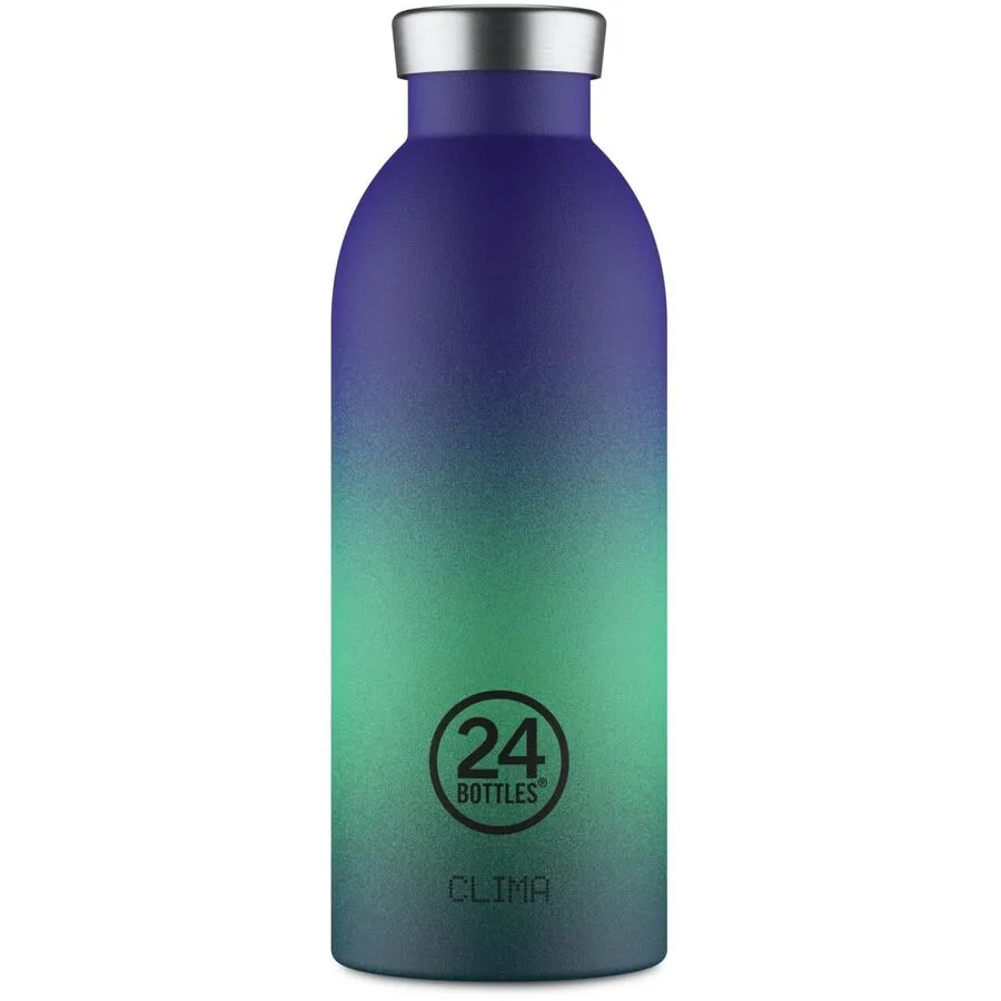 Thermosflasche 24 Bottles Blau Edelstahl 20.4 cm - Farbe: Borealis