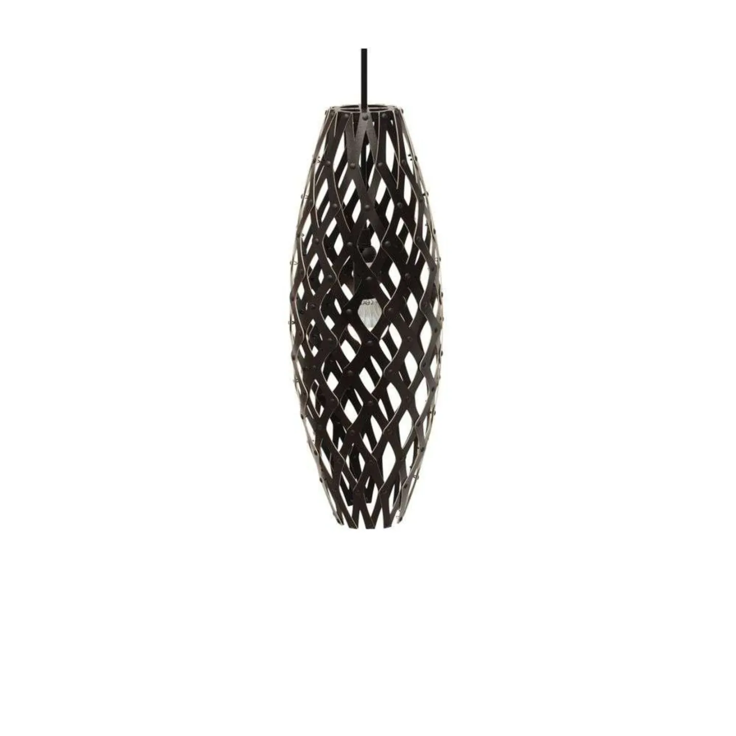 Hinaki Pendel H50 Svart 2 Sider - David Trubridge - Stue - Bambus