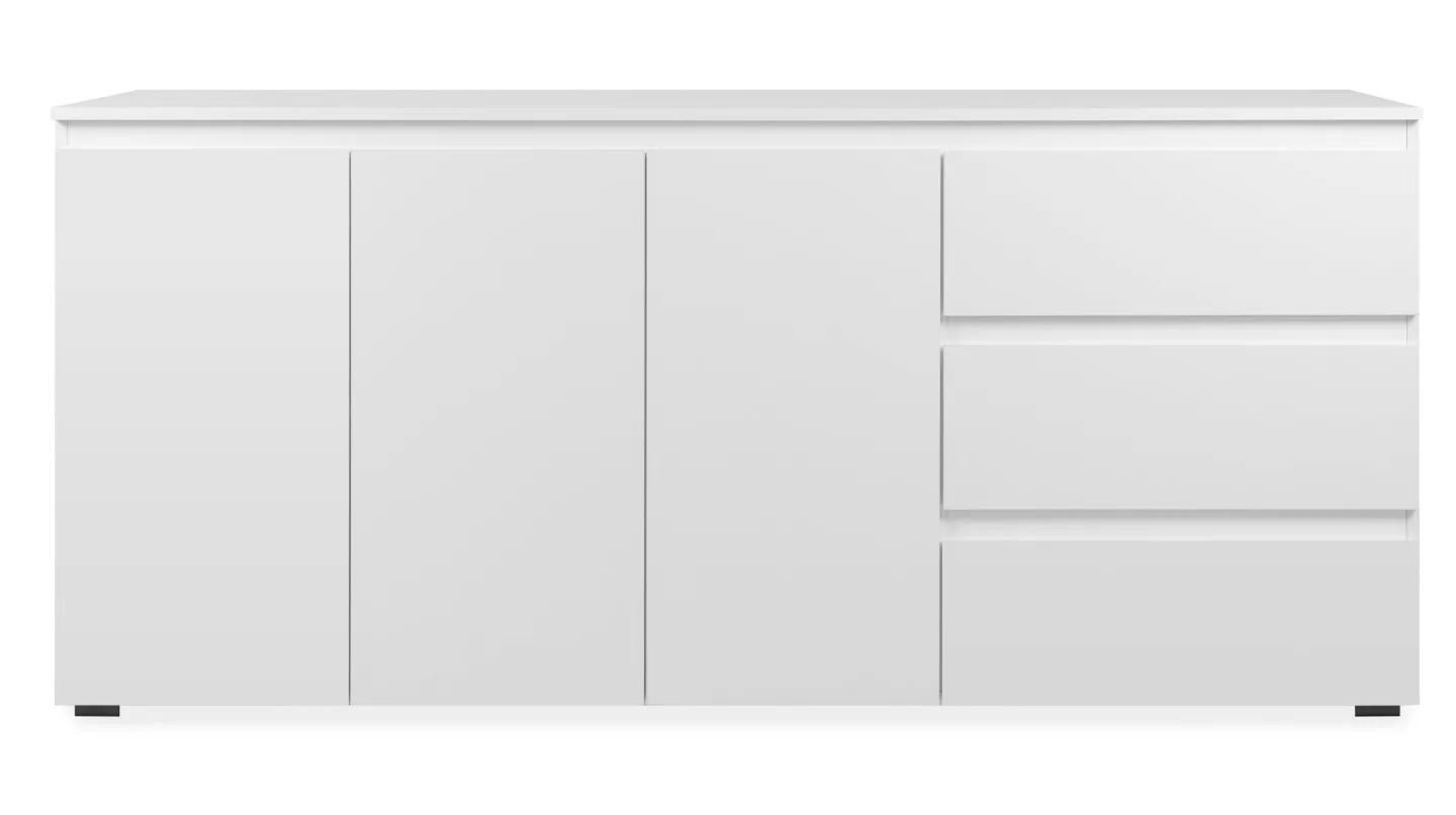 Sideboard mit 3 Schubladen - weiß matt 178 cm - IMAGE