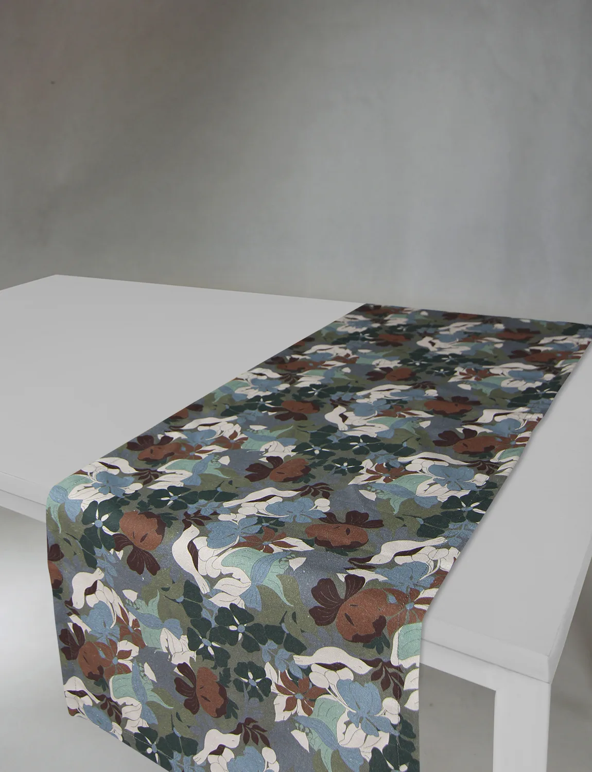Løpere - Asta (grønn) (Størrelse: 40 x 140 cm)