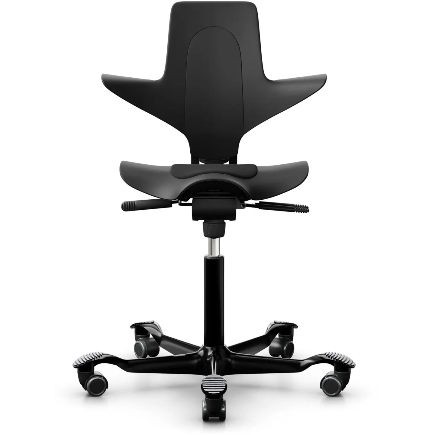 HAG Bürohocker Capisco Puls 8010 Schwarz Polyester/Aluminium - Bürohocker