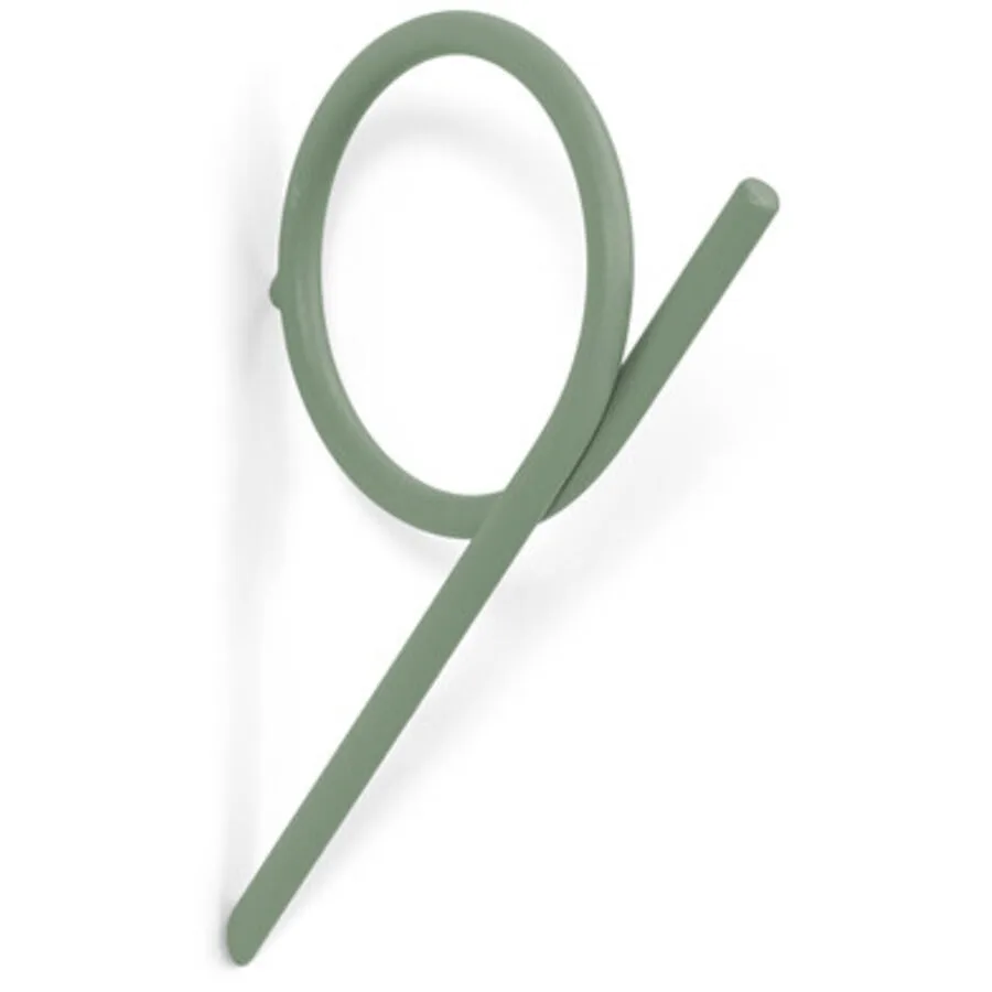 Spinder Design Haken Pallis dusty green Stahl H 12.5 cm 1