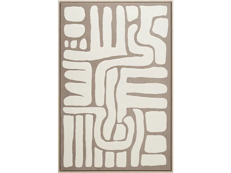 Strukturierte Leinwand BAKU 1 Stück mehrfarbig 90x60x3cm