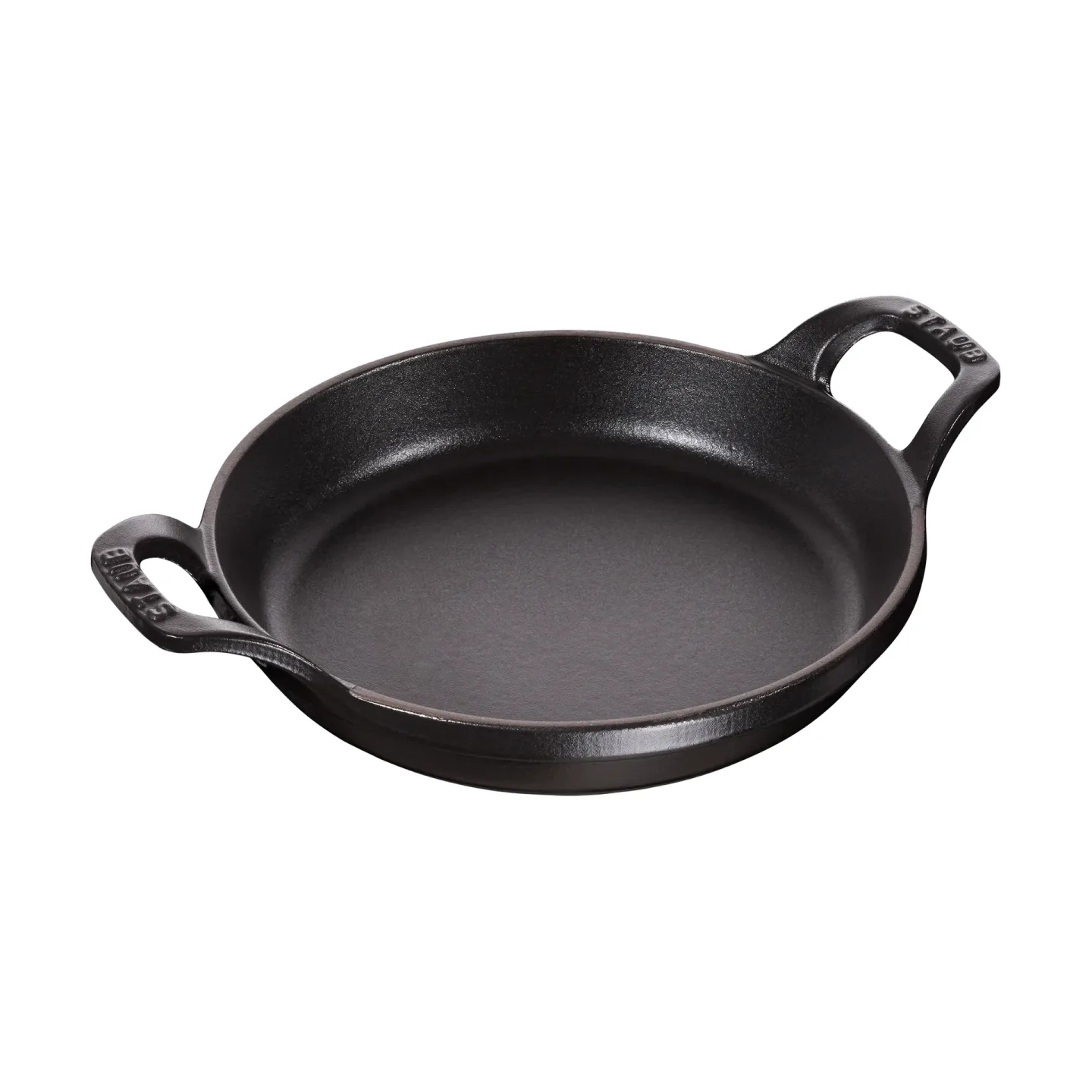 STAUB Staub runde Ofenform Gusseisen Ø12 cm Schwarz