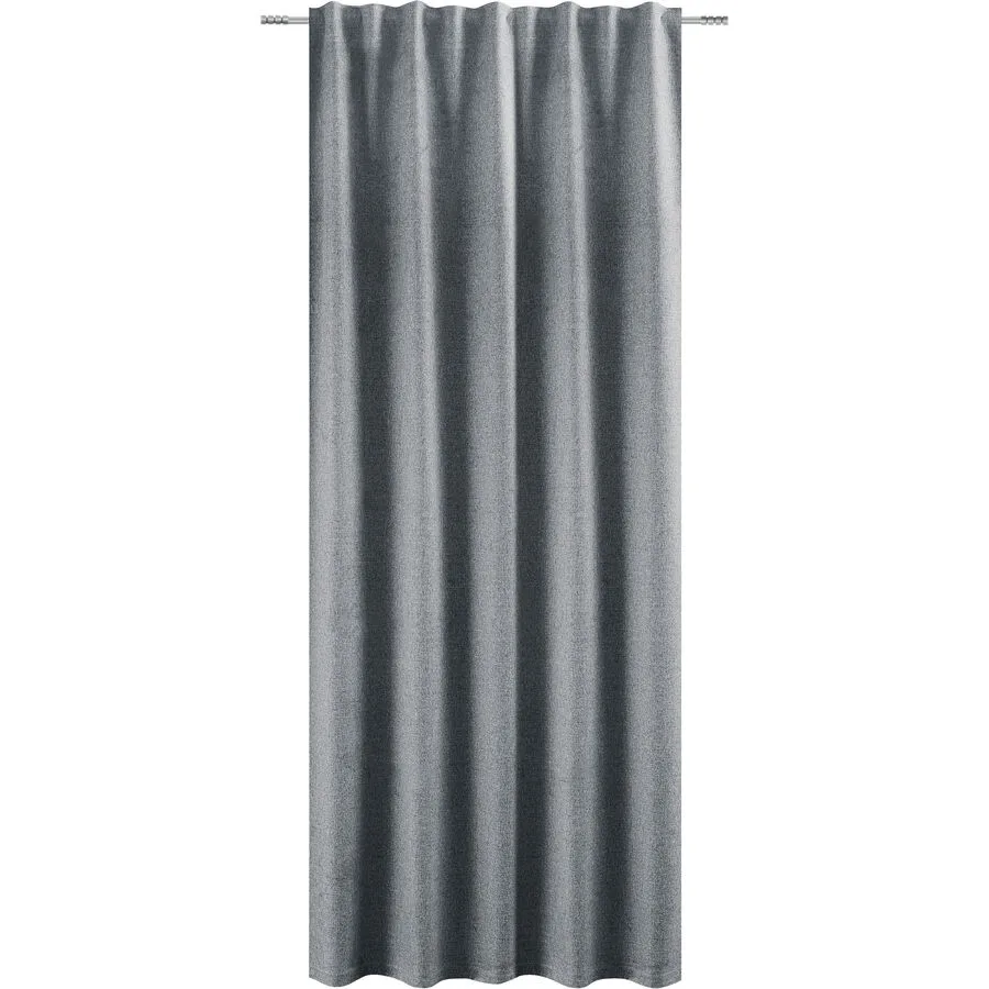 Fertigvorhang Fiona 135x260cm dunkelgrau - Material: 100% Polyester
