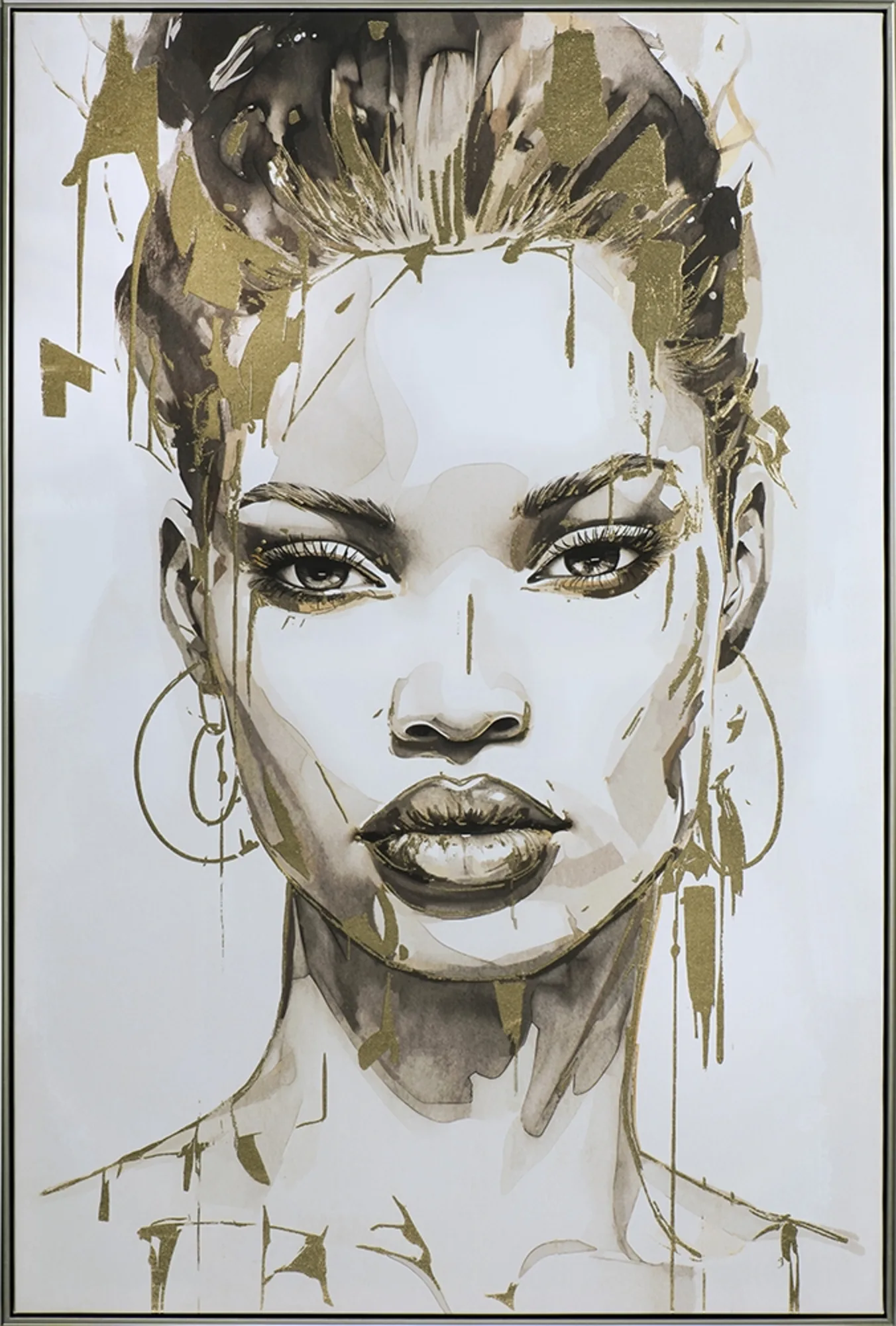 image LAND Bild Gold Covered Beauty 1 | Schubiger Möbel