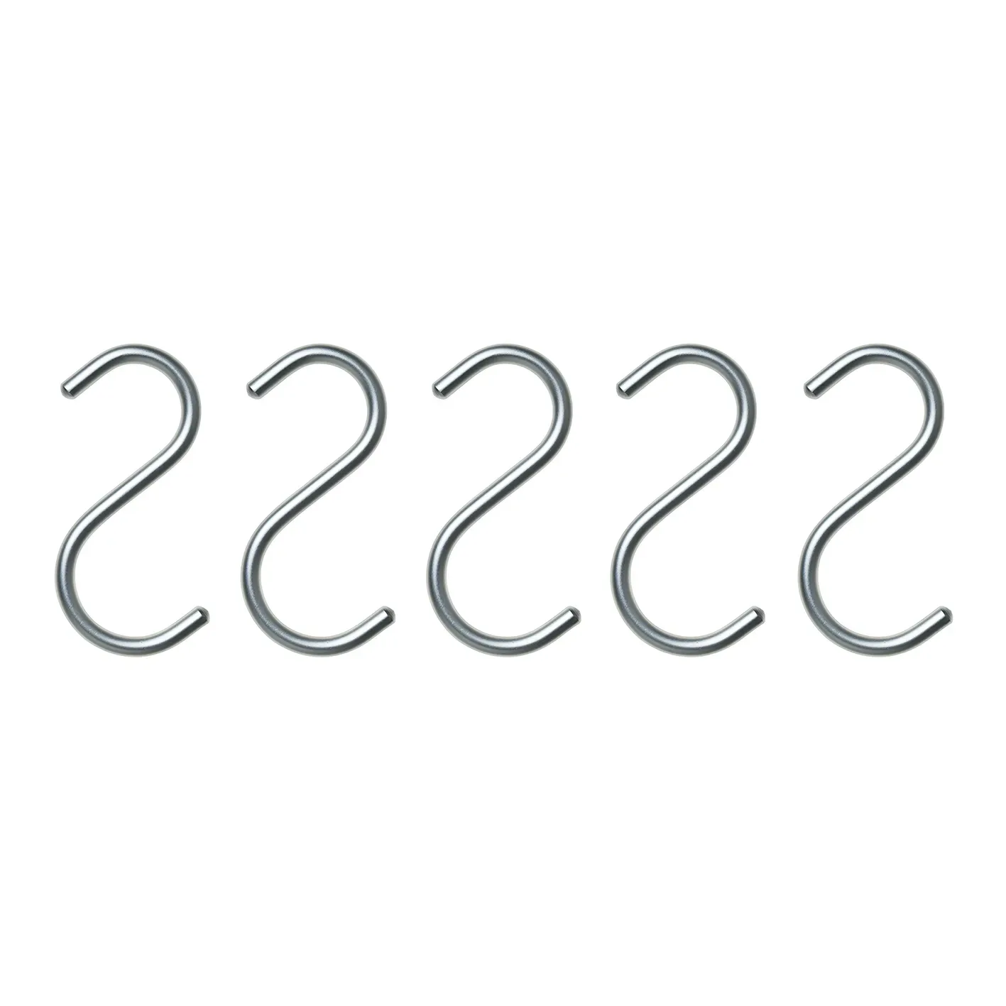 Nomess Copenhagen S-Hook Haken 5er Pack Silber