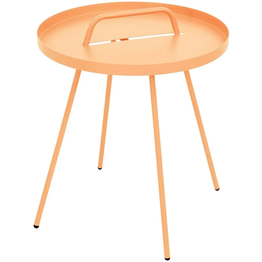 Beistelltisch Manaus Orange Metall 44 cm