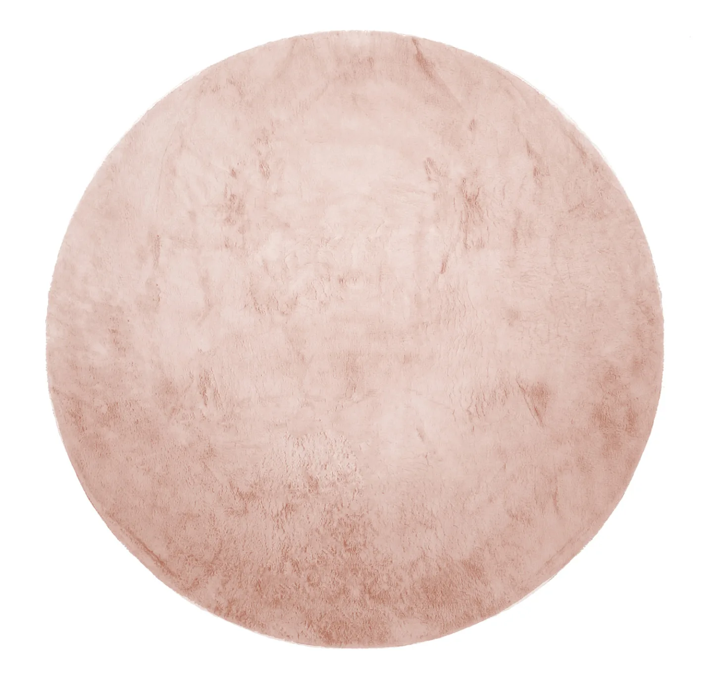 Runde tepper - Aranga Super Soft Fur (rosa) (Størrelse: Ø 240 cm)