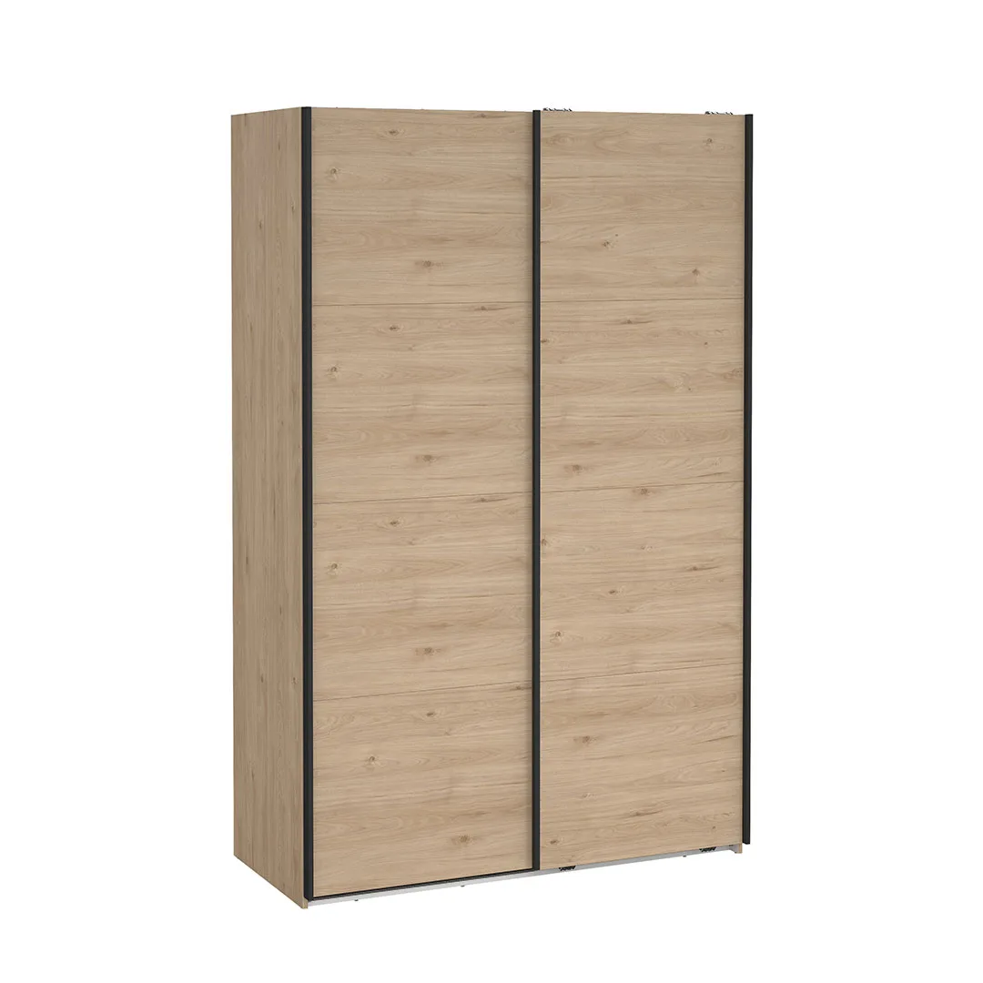 Bergamo Schiebetürenschrank 2 Türen 140x220cm Eiche Dekor.
