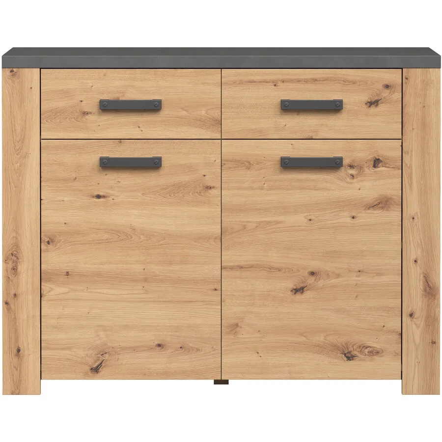 Kommode Bergen eiche Holzwerkstoff B 116 H 91 cm