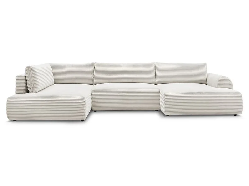 Wohnlandschaft BOBOCHIC LUCIEN Cord-Stoff beige