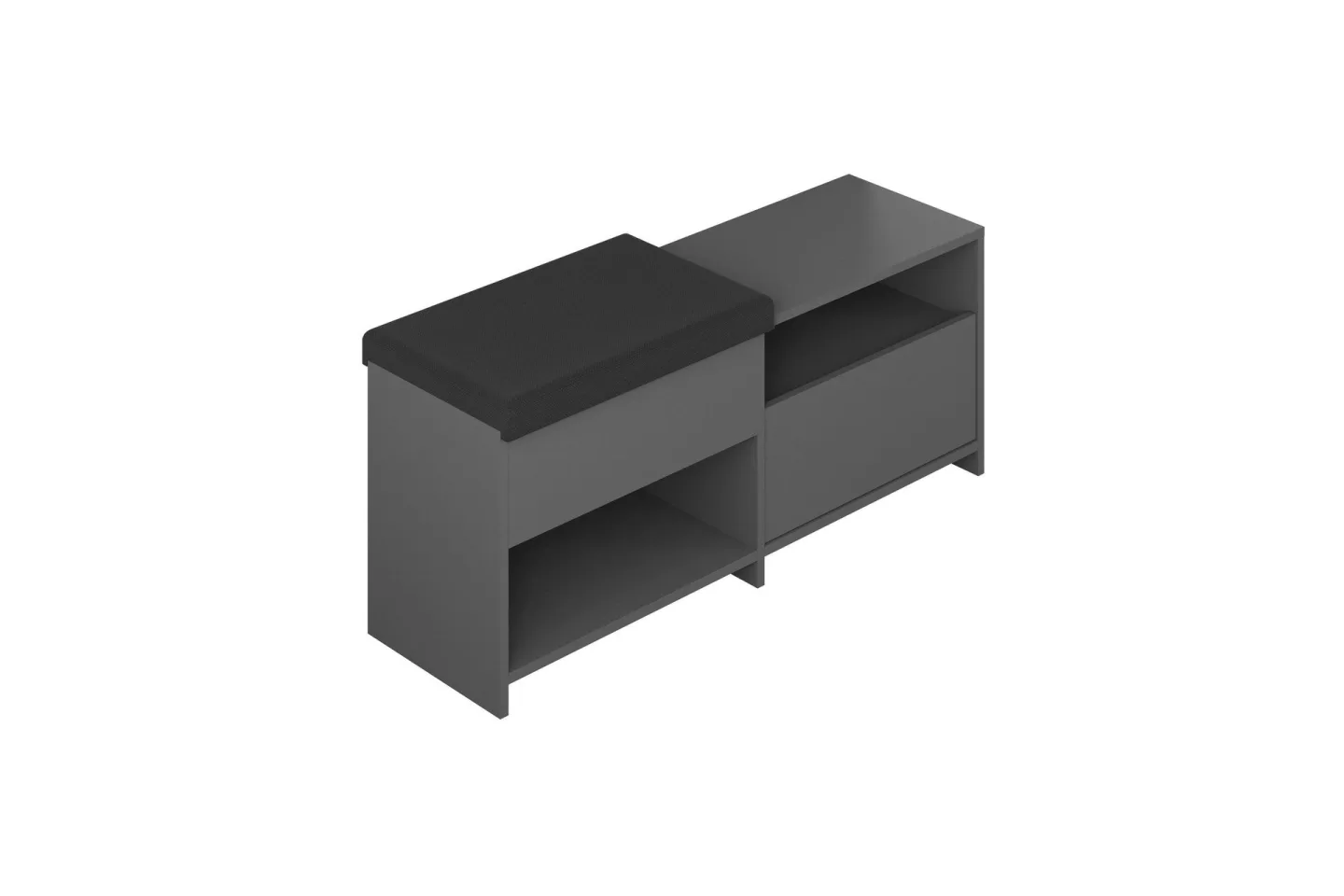 Filux Skoskåp 120,3 cm - Antracit