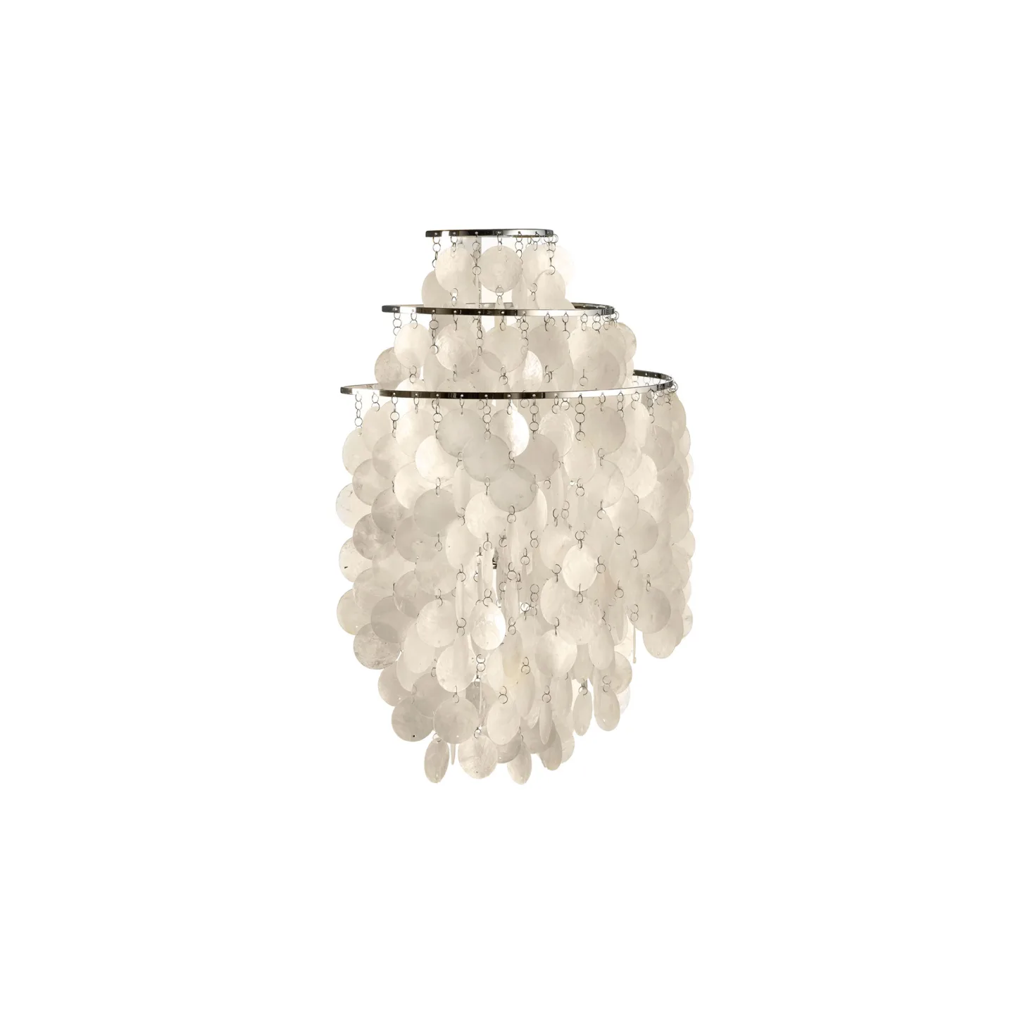 Verpan - Fun 1WM Wall Lamp Chrome - Vägglampor - Verner Panton - Silver