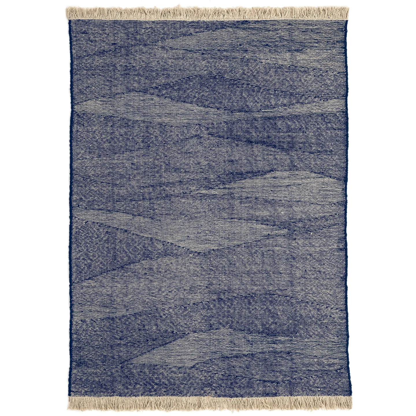 Nanimarquina - Telares wool rug Indigo 200 x 300 cm - Ullmattor - Nani Marquina - Blå - Ull