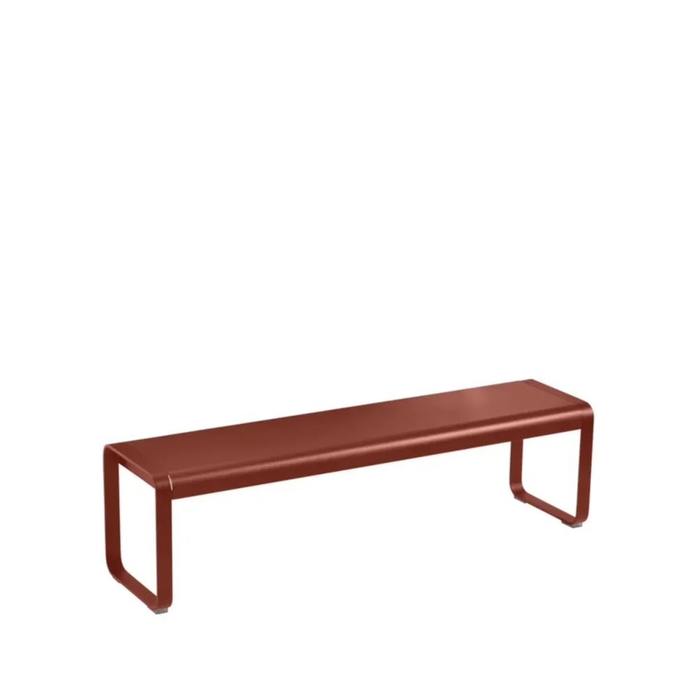 Fermob Bellevie bänk Red ochre (röd)