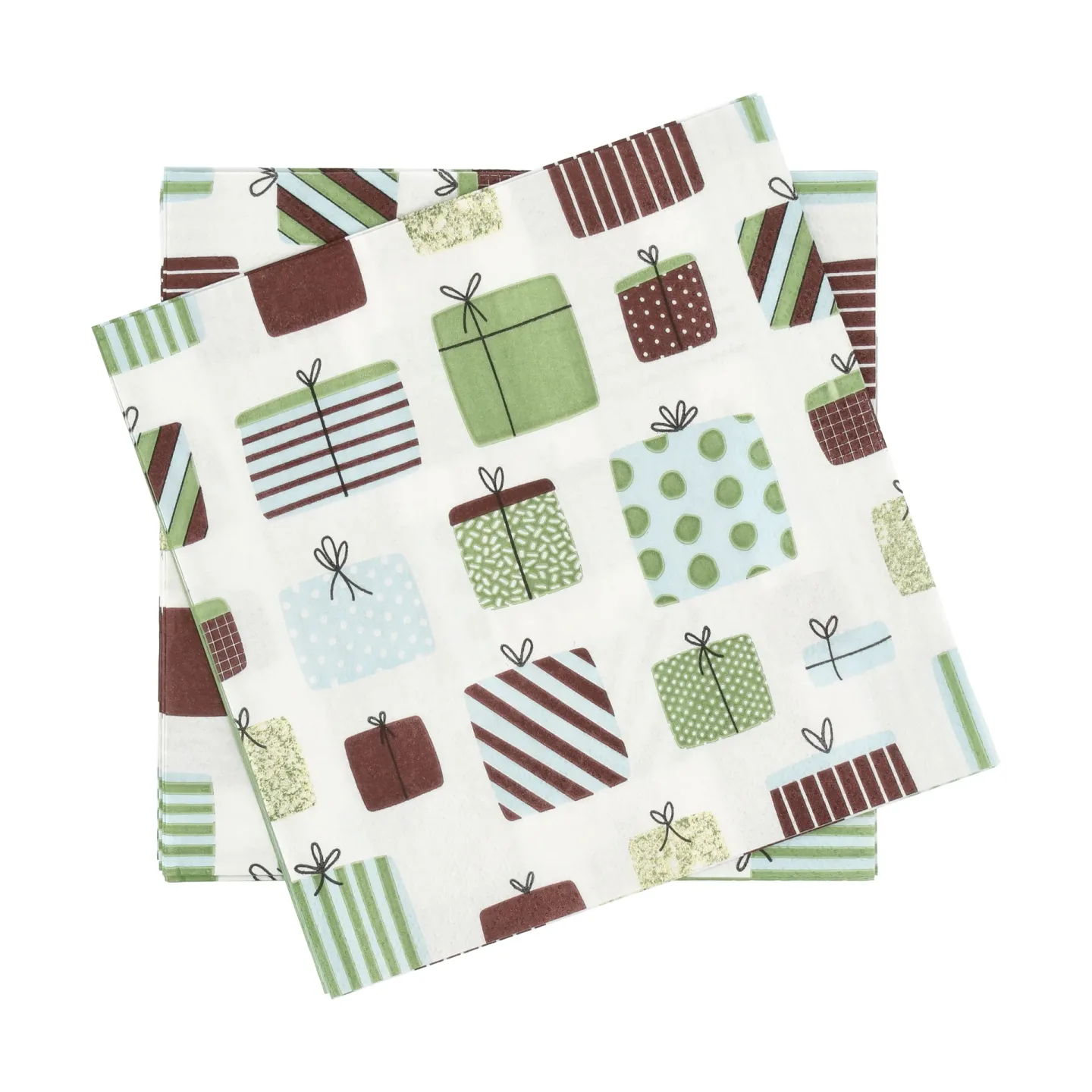 Scandi Essentials Geschenk-Papierserviette Multi, 20er-Pack, 33x33 cm