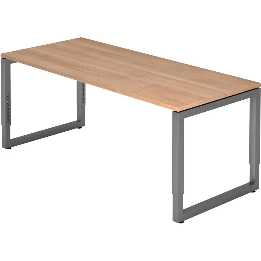 Schreibtisch Office nussbaum Holzwerkstoff B 180 T 80 cm