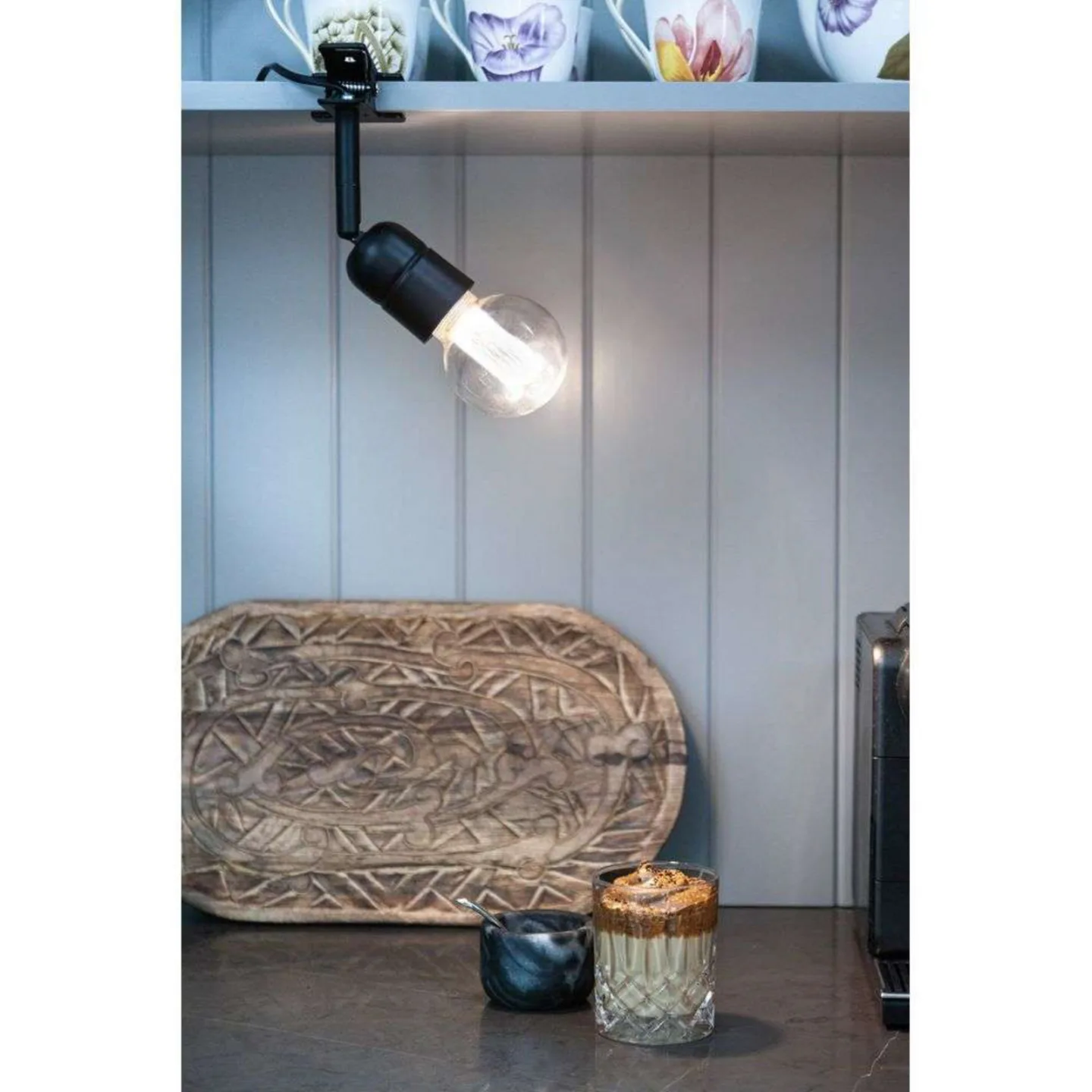Elegance Klemmleuchte Black - Halo Design - Metall