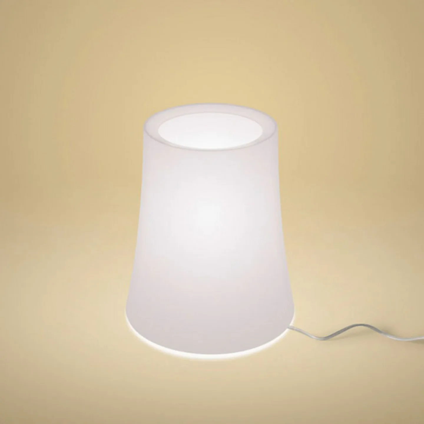 Birdie Zero Grande Tischleuchte White - Foscarini - Wohnzimmer - Design - Kunststoff - Einflammig
