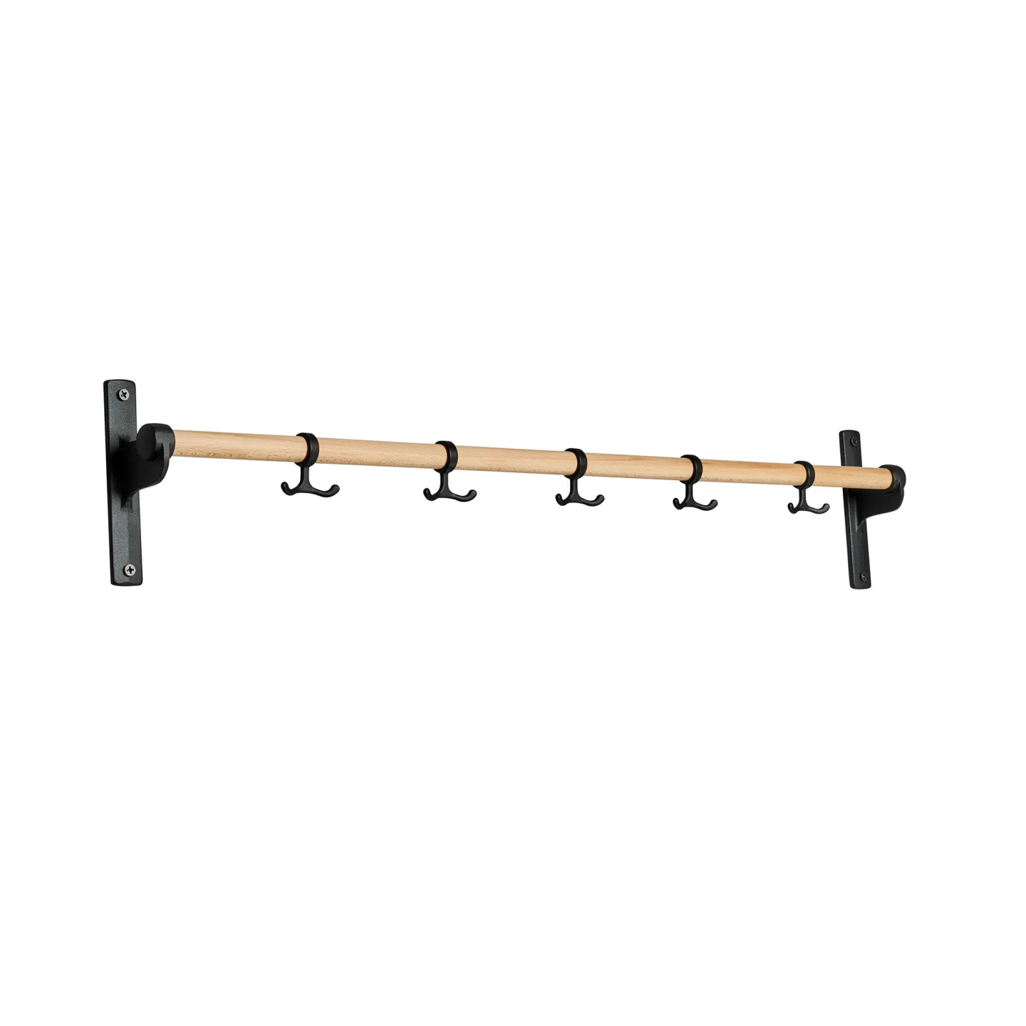 Essem Design - Nostalgi Kroklist Grund Ask/Svart 100 cm - Klädhängare - Gunnar Bolin - Svart