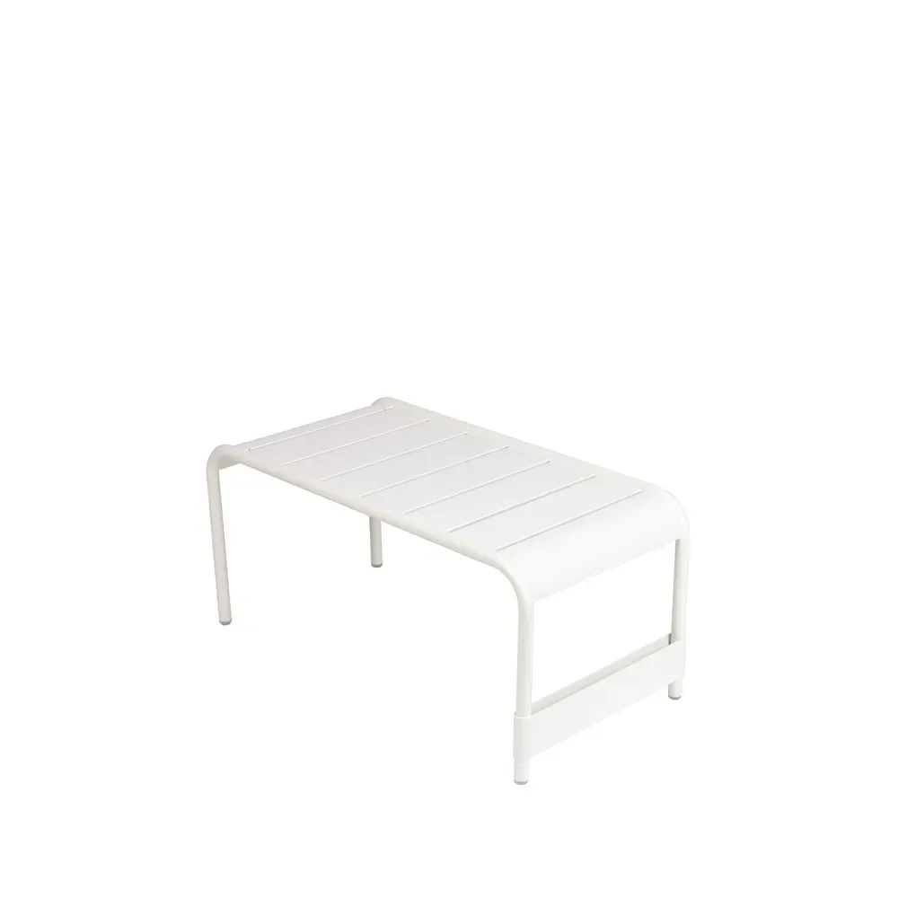 Fermob Luxembourg bord/fotpall Cotton white (vit), large