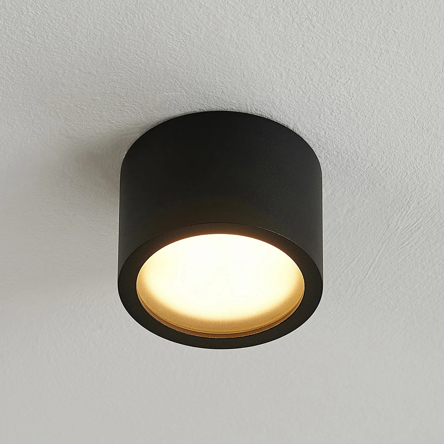 Nieva Round Deckenleuchte Black - Arcchio - Flurbereich - Modern - Aluminium - Rund