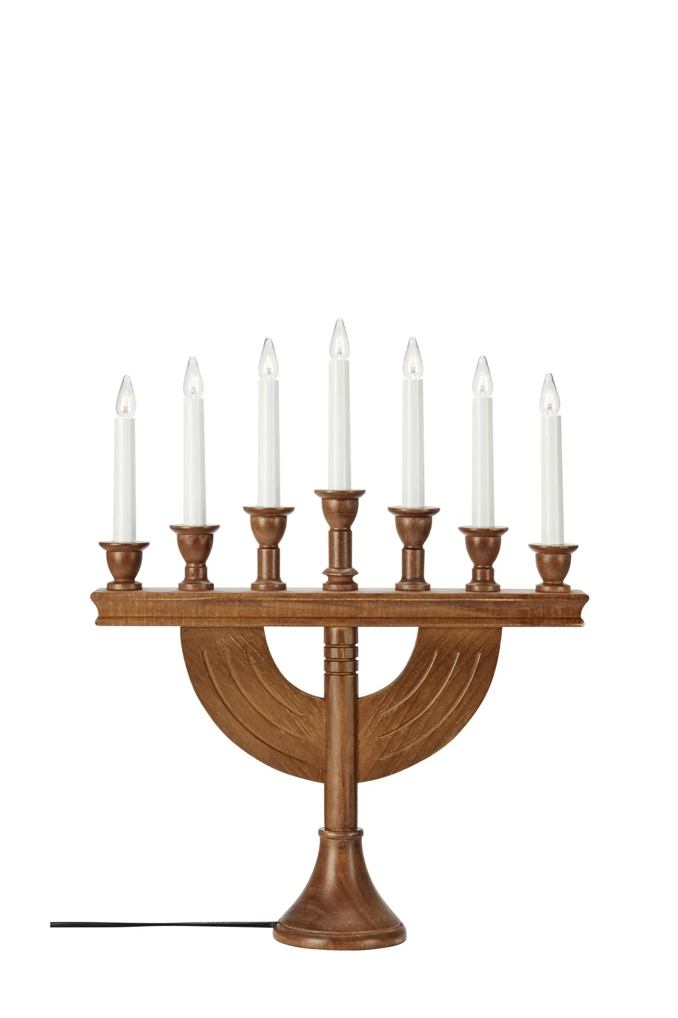 Torpa Adventskerzenhalter Dunkelbraun