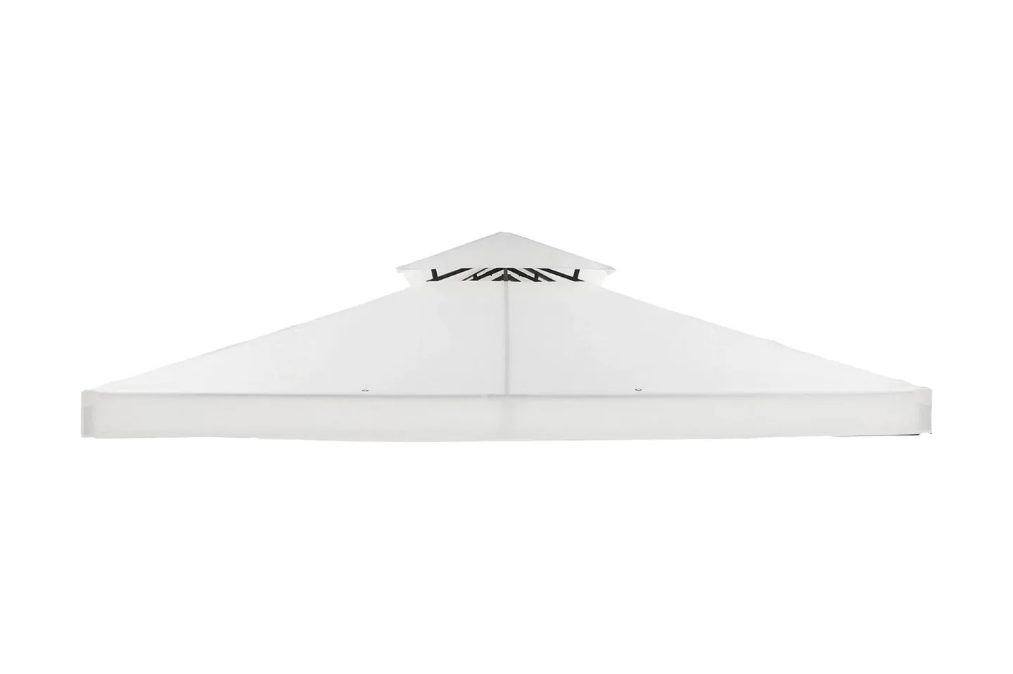 Bermuda Tak till Paviljong 4x3 m - Vit