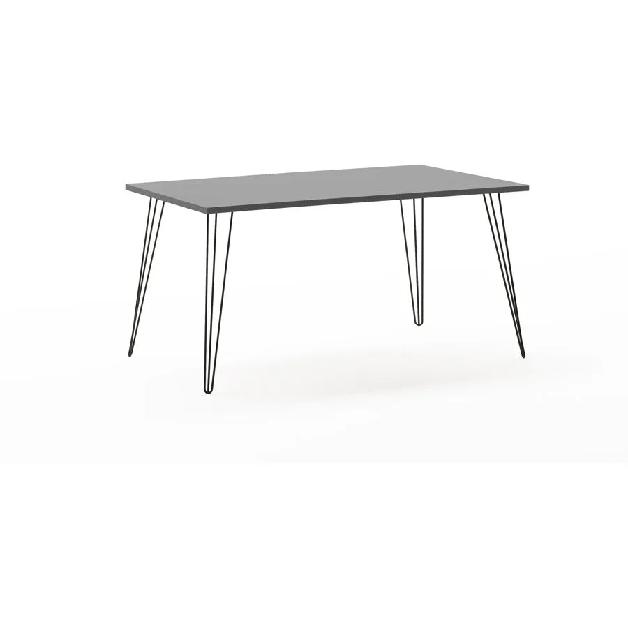 Schreibtisch Fips grau Holzwerkstoff B 160 T 80 cm