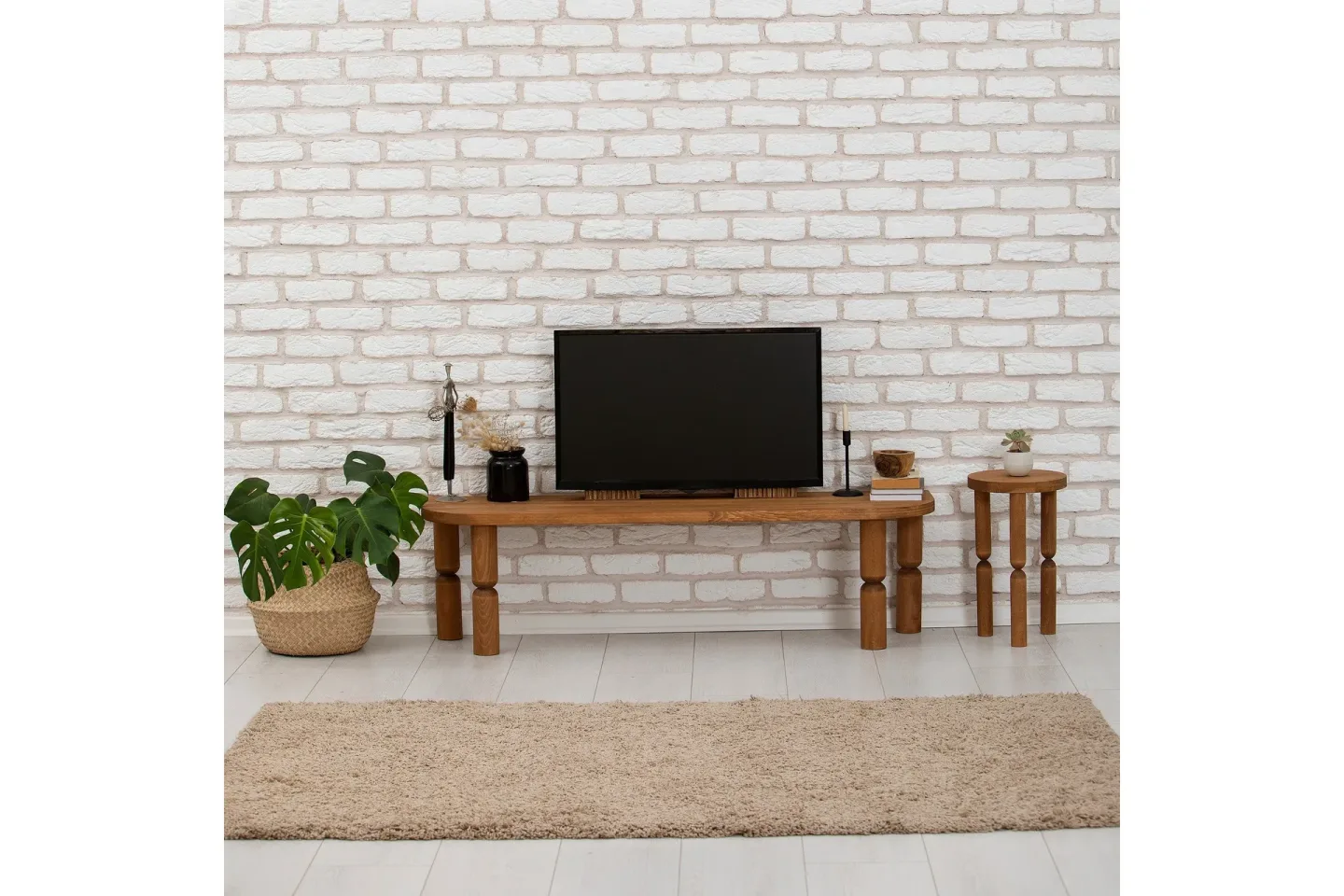 Ida Tv-bänk 140 cm - Brun