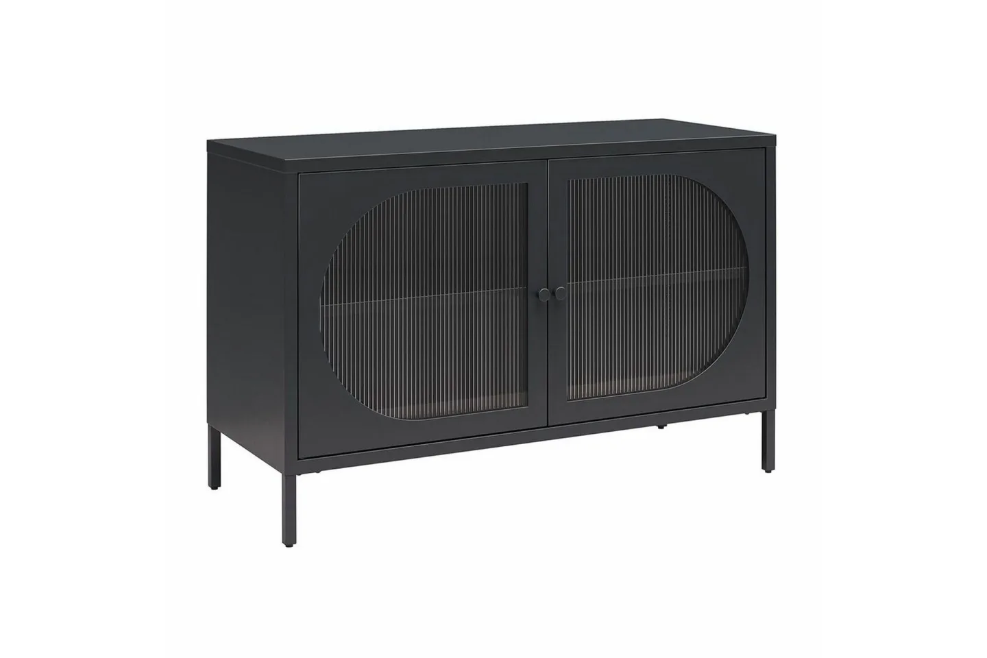 Skåp Luna 100x40x64 cm, Svart - 100x40x64 cm, Svart