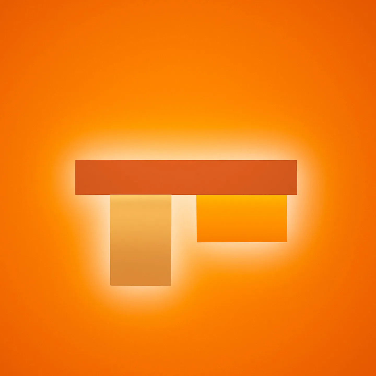 Fields 3 vägglampa (39W) orange - Foscarini - Aluminium
