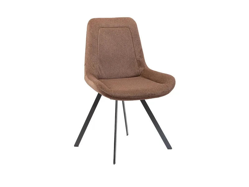 Stuhl AROSA Stoff braun drehsitz
