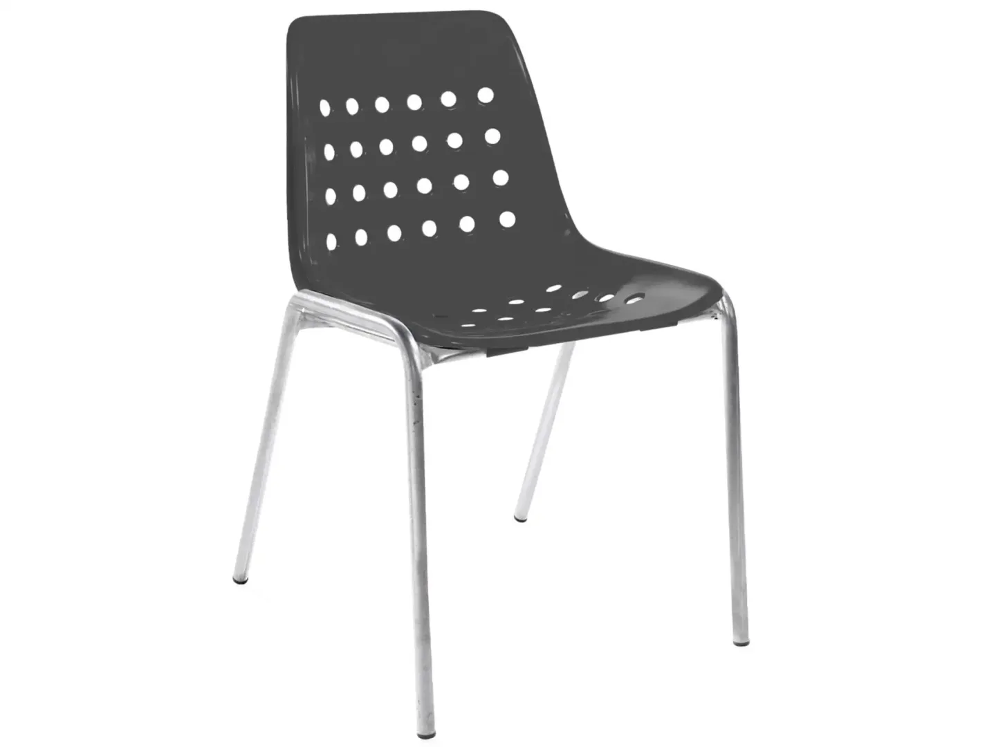 Schaffner Schalen-Stuhl Bermuda Feuerverzinkt Grau | Schubiger Möbel