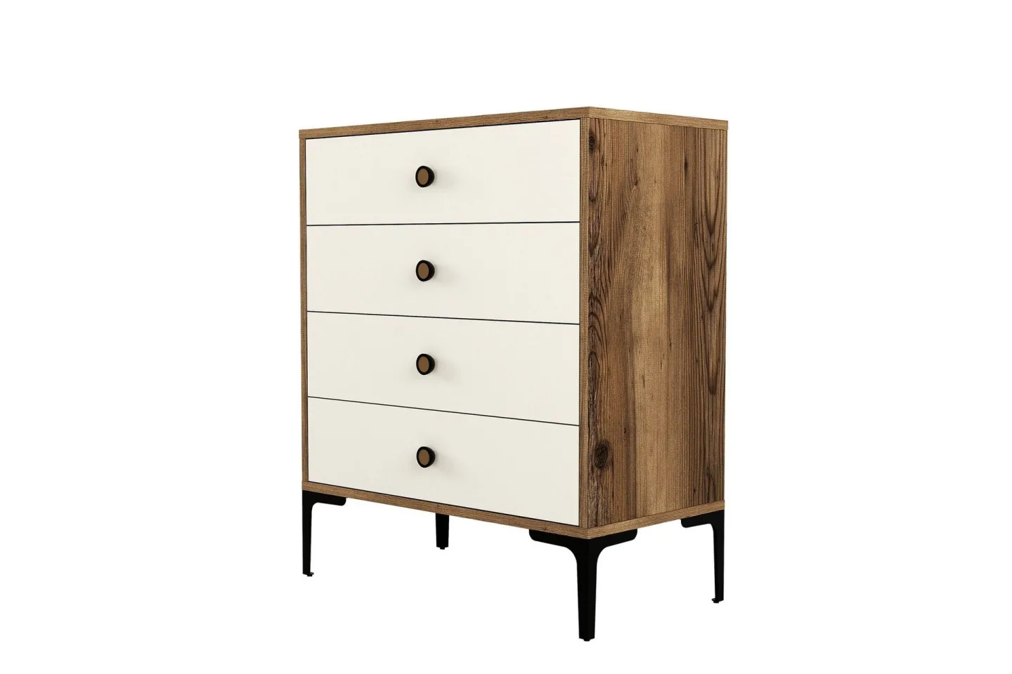 Ameias Byrå 76x90,7 cm Brun/Beige - Hanah Home