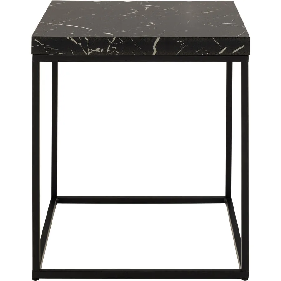Beistelltisch Simpson Schwarz MDF 40 cm