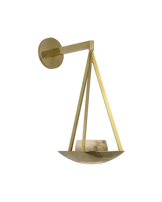 Divina 19" Floating Bowl Sconce Soft Brass