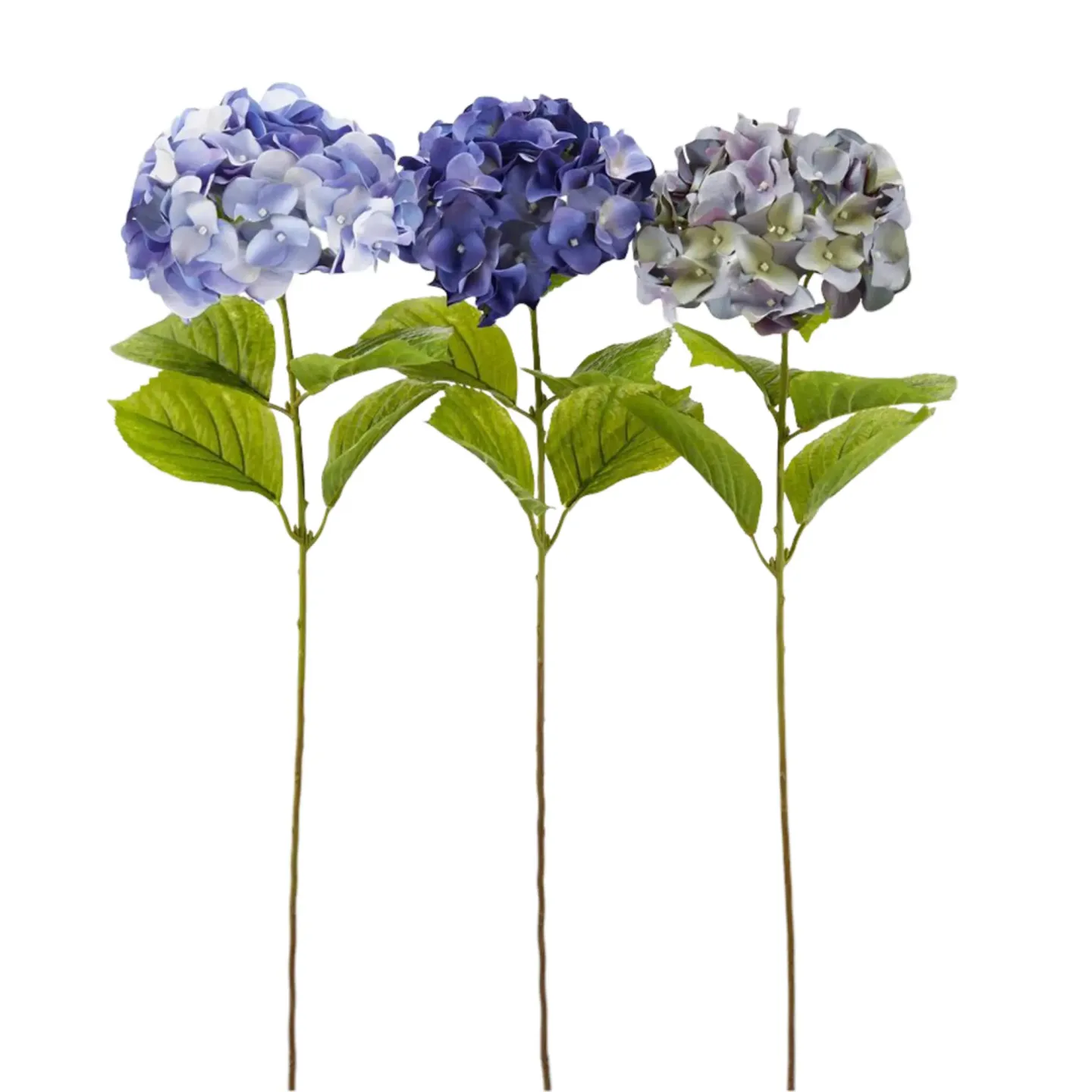 Edg Kunstblume Hortensien Ass. Blau H: 76 cm | Schubiger Möbel