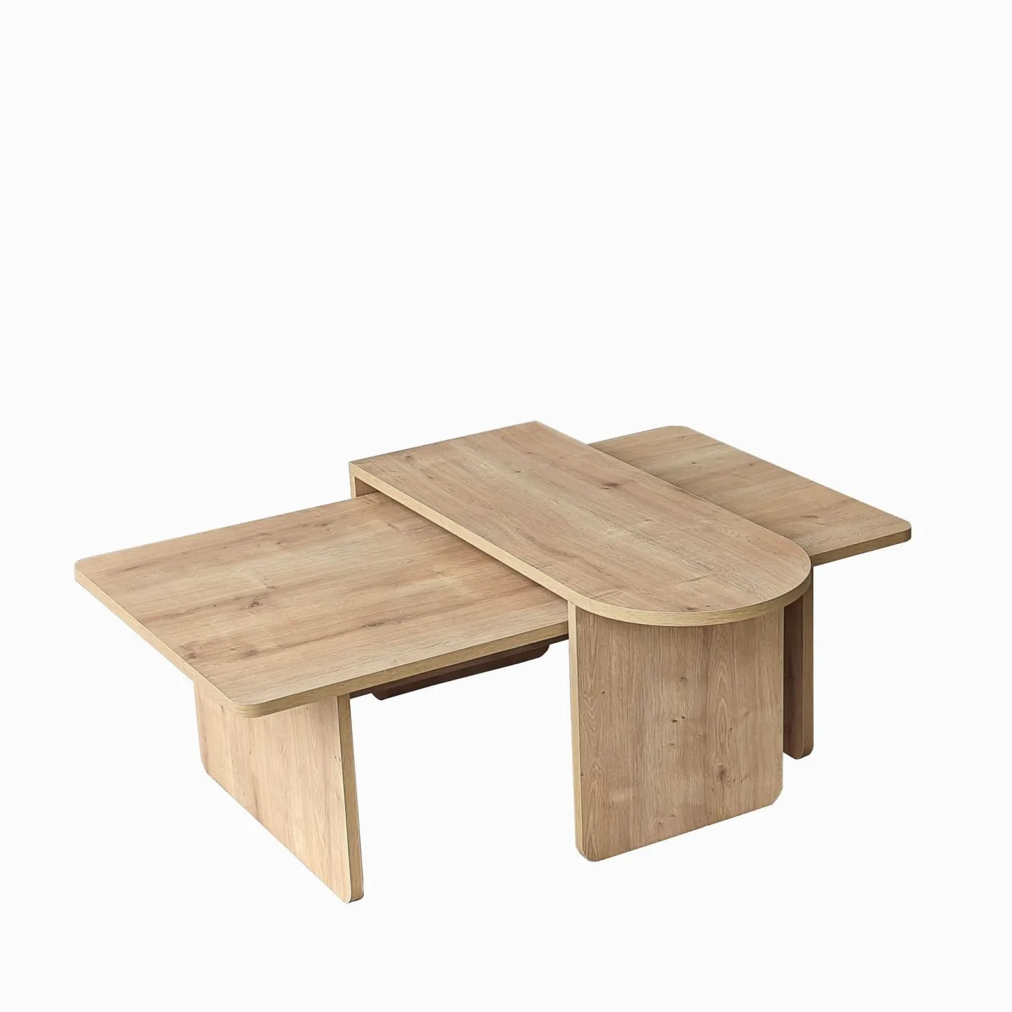 Djarhint Soffbordsset 82 cm - Bronze och Sapphire Oak