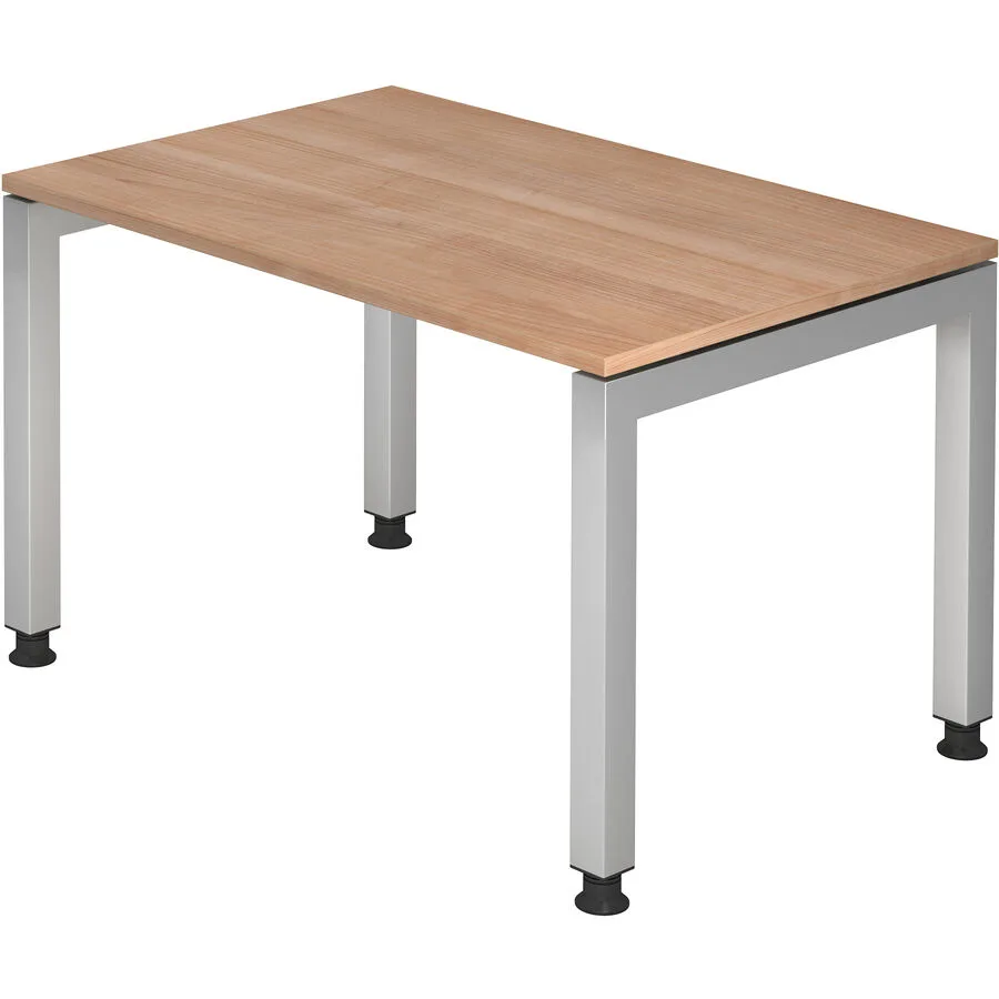 Schreibtisch Office nussbaum Holzwerkstoff Höhenverstellbar B 120 T 80 cm