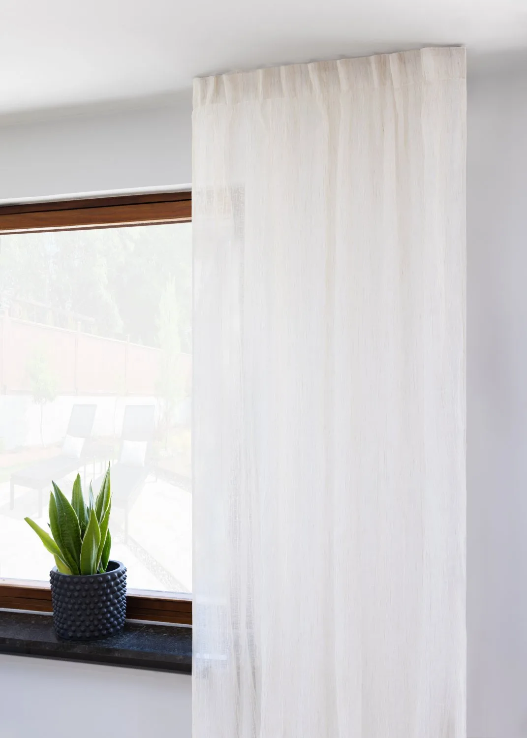 Gardiner - Lingardin Leia (hvit) (Størrelse: 145 x 300 cm)