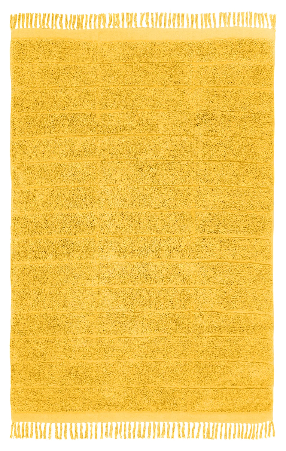 Ryetepper - Willow Natural Cotton Shaggy (gul) (Størrelse: 200 x 290 cm)