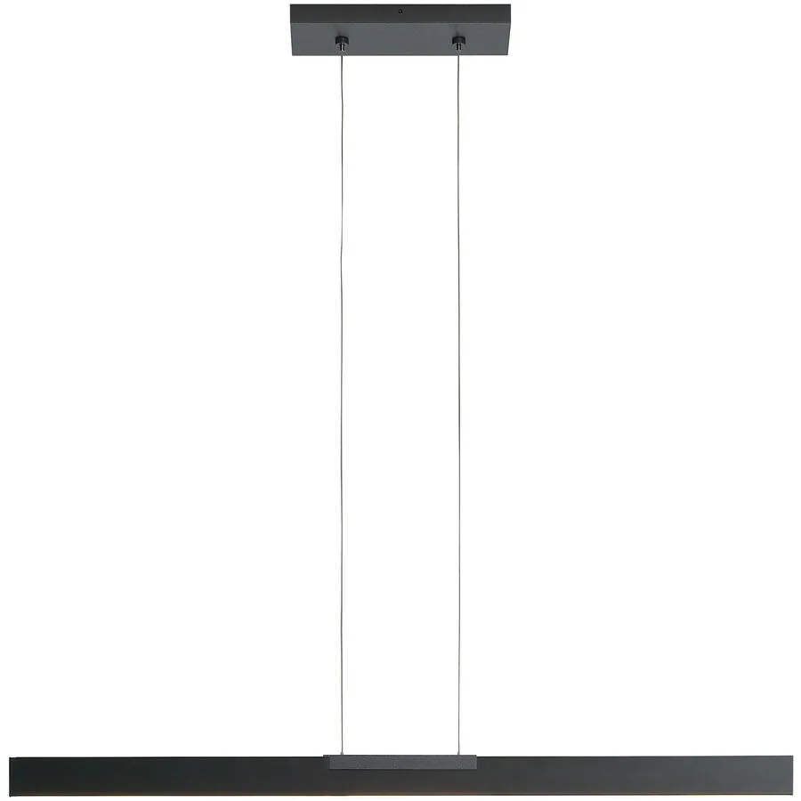 Bopp Pendellampe Nano Schwarz Aluminium 1 cm 140 cm - Farbe: schwarz pulverbeschichtet - LED - Lichtfarbe: Extra warmweiss - Pendellampe- LED
