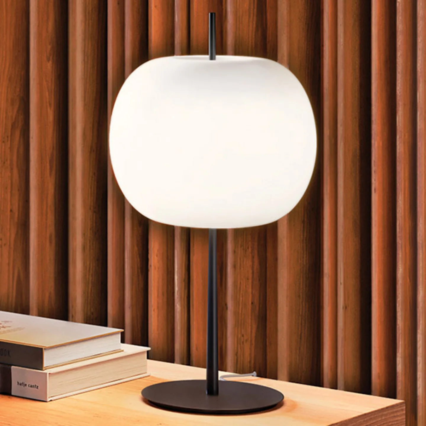 Kushi Bordlampe XL Black - KDLN - Stue - Design - Glas - Kugle