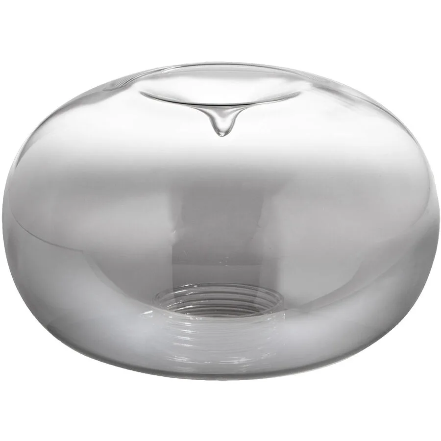 Lampenschirm Gloria Grau Glas 28 cm 17.5 cm