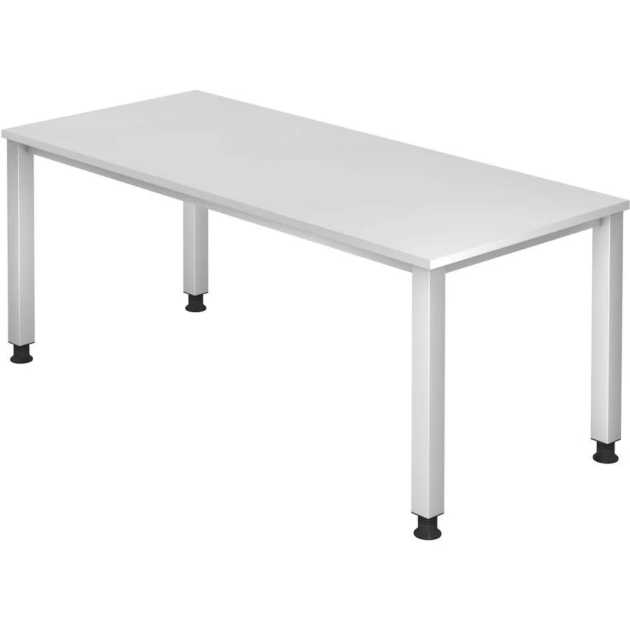 Schreibtisch Office Weiss Holz 180 cm - Material: Holzwerkstoff